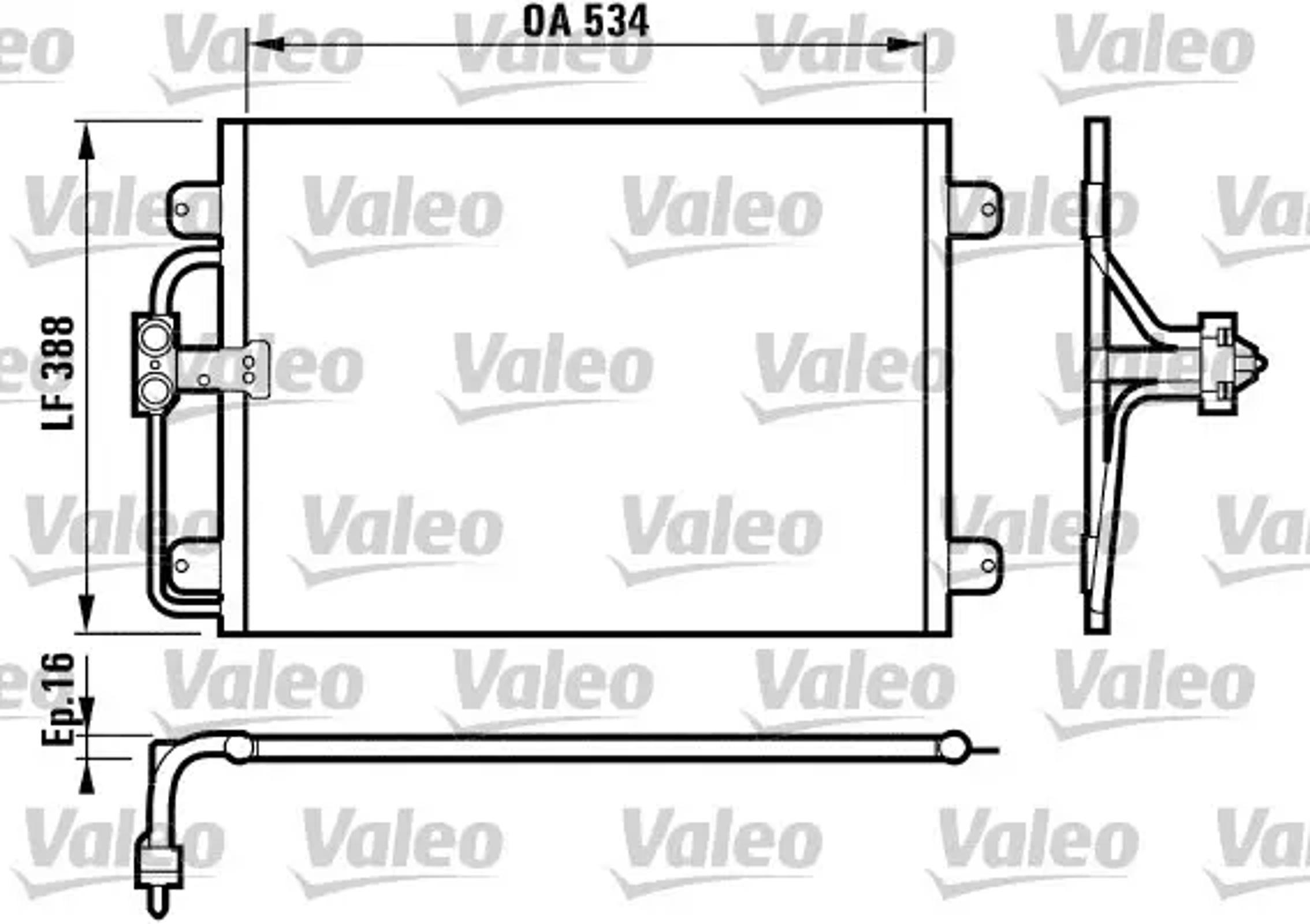 Конденсатор кондиционера VALEO 817197
