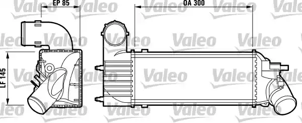 Интеркулер VALEO 817437