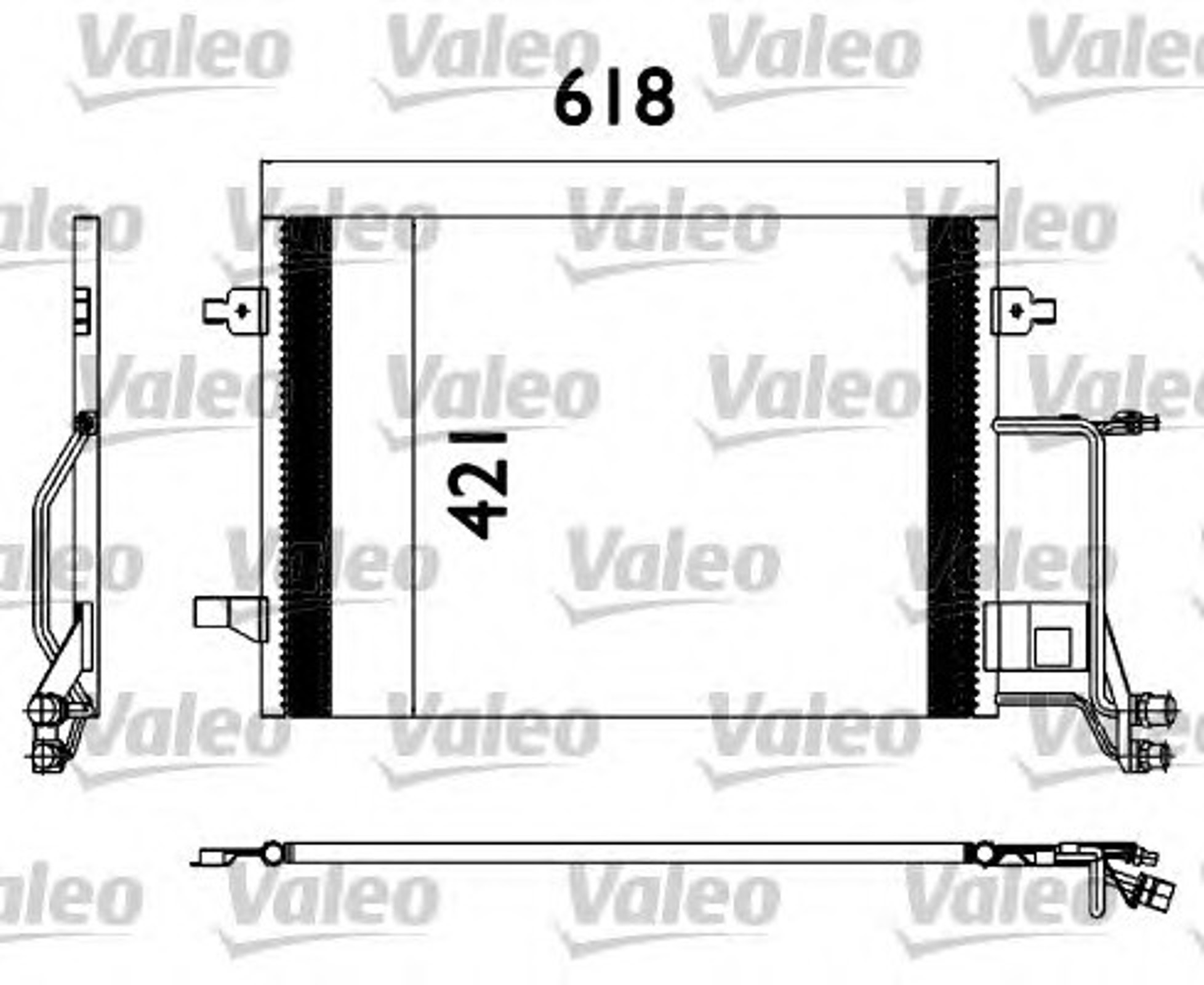 Конденсатор кондиционера VALEO 817666