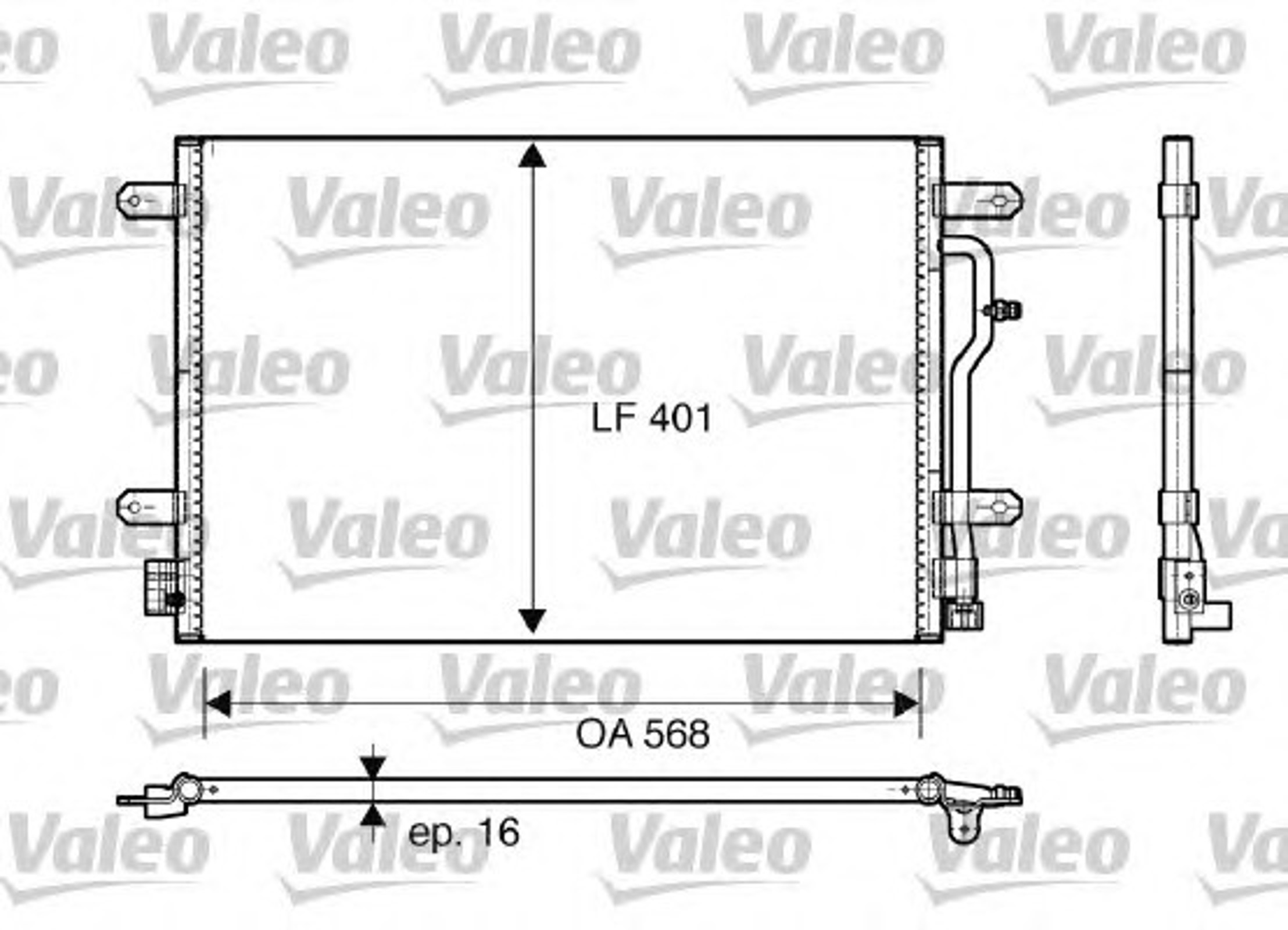 Конденсатор кондиционера VALEO 817741