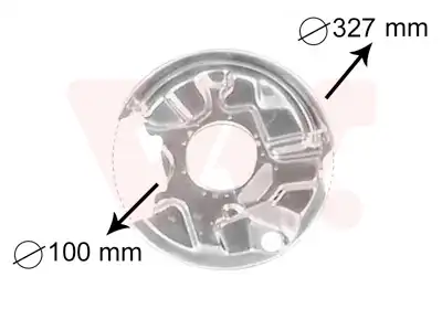 Кожух тормозного диска VAN WEZEL 3024374