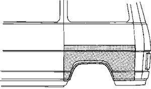 Арка крыла VAN WEZEL 1747148