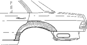 Арка крыла VAN WEZEL 3026147