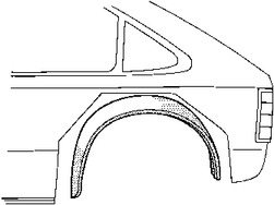 Арка крыла VAN WEZEL 3024446