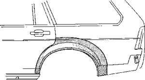 Арка крыла VAN WEZEL 3757147