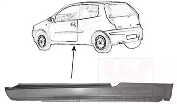 Порог кузова VAN WEZEL 1620101