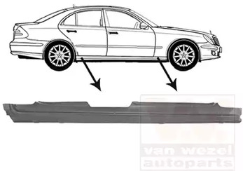 Порог кузова VAN WEZEL 3041104