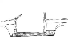 Порог кузова VAN WEZEL 5888102