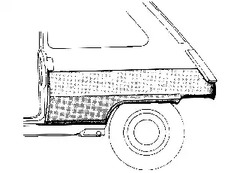 Арка крыла VAN WEZEL 4337145