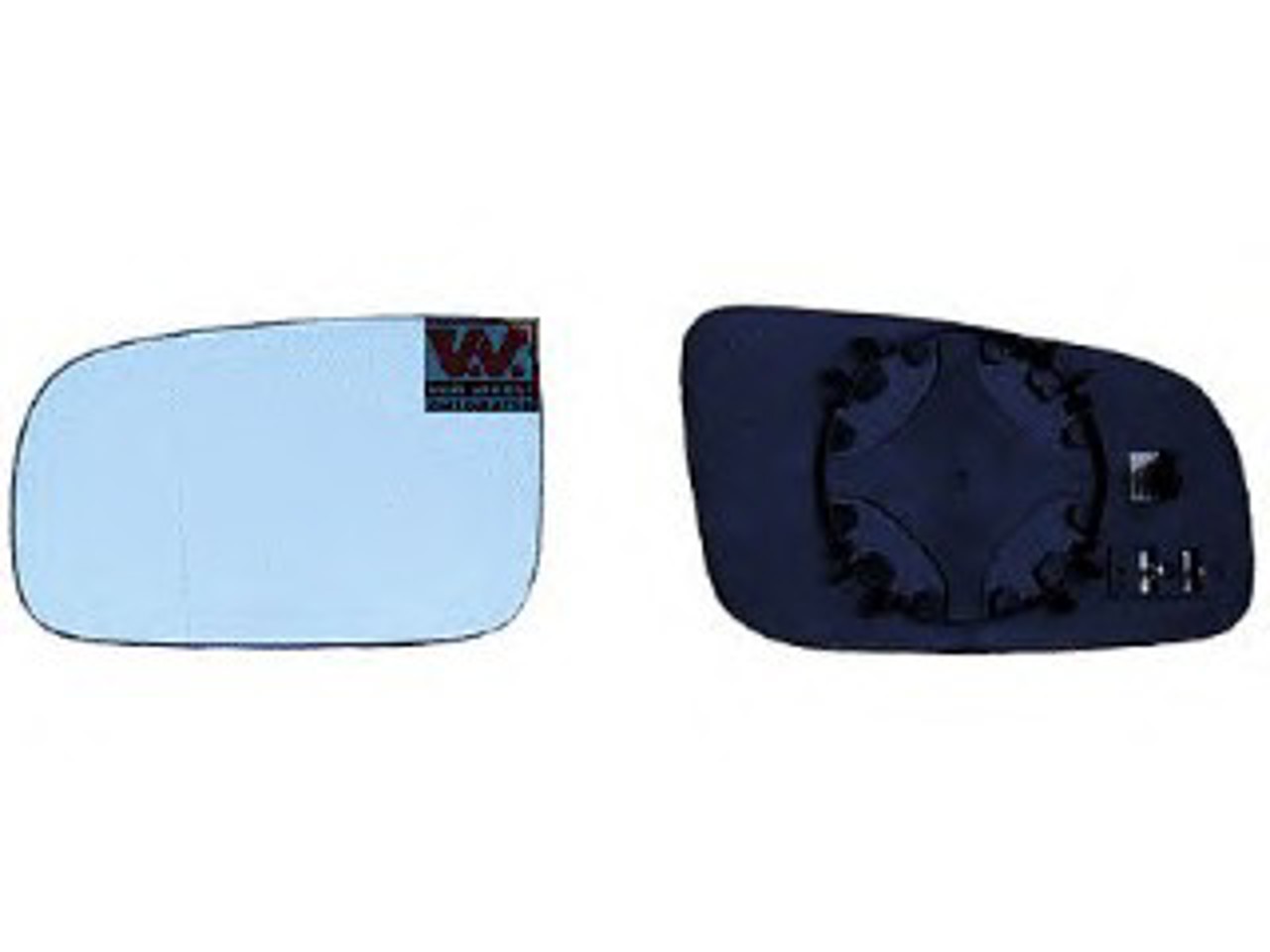 Стекло зеркала VAN WEZEL 0323838