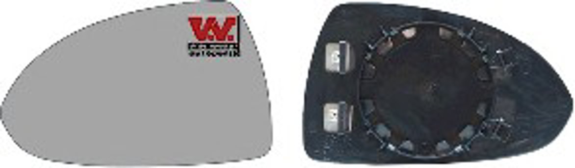 Зеркальное стекло наружное зеркало VAN WEZEL 3750838