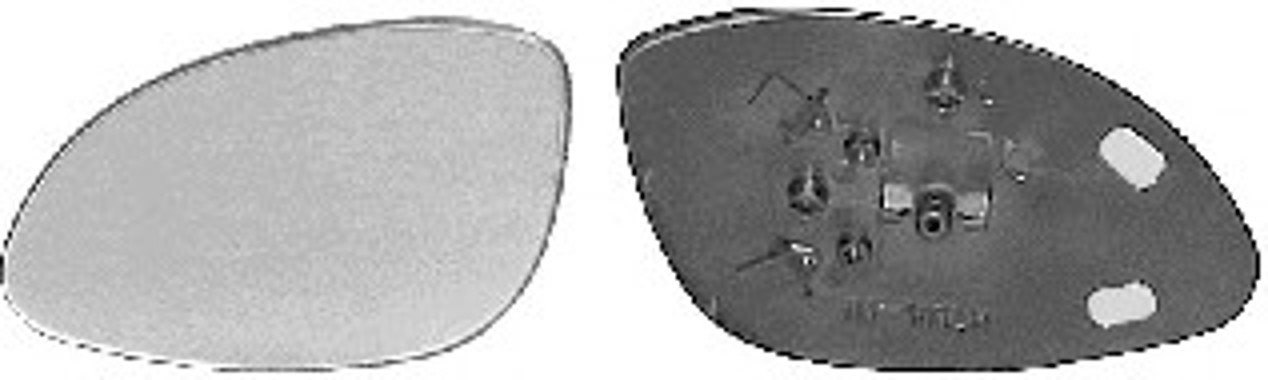 Зеркальное стекло наружное зеркало VAN WEZEL 3766832