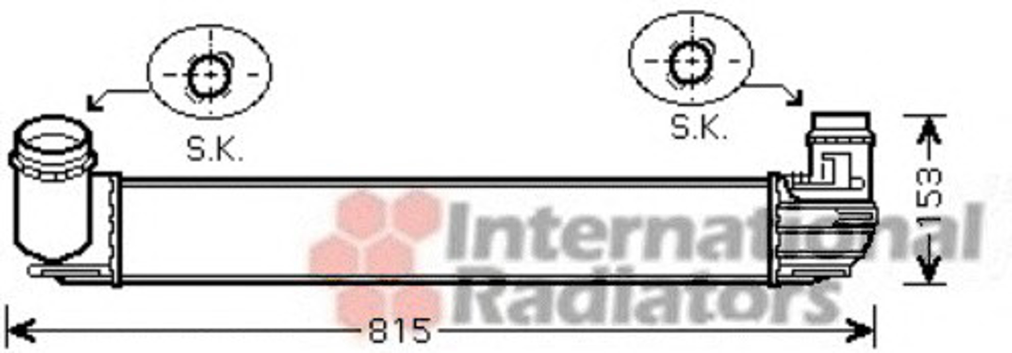 Интеркулер VAN WEZEL 43004412