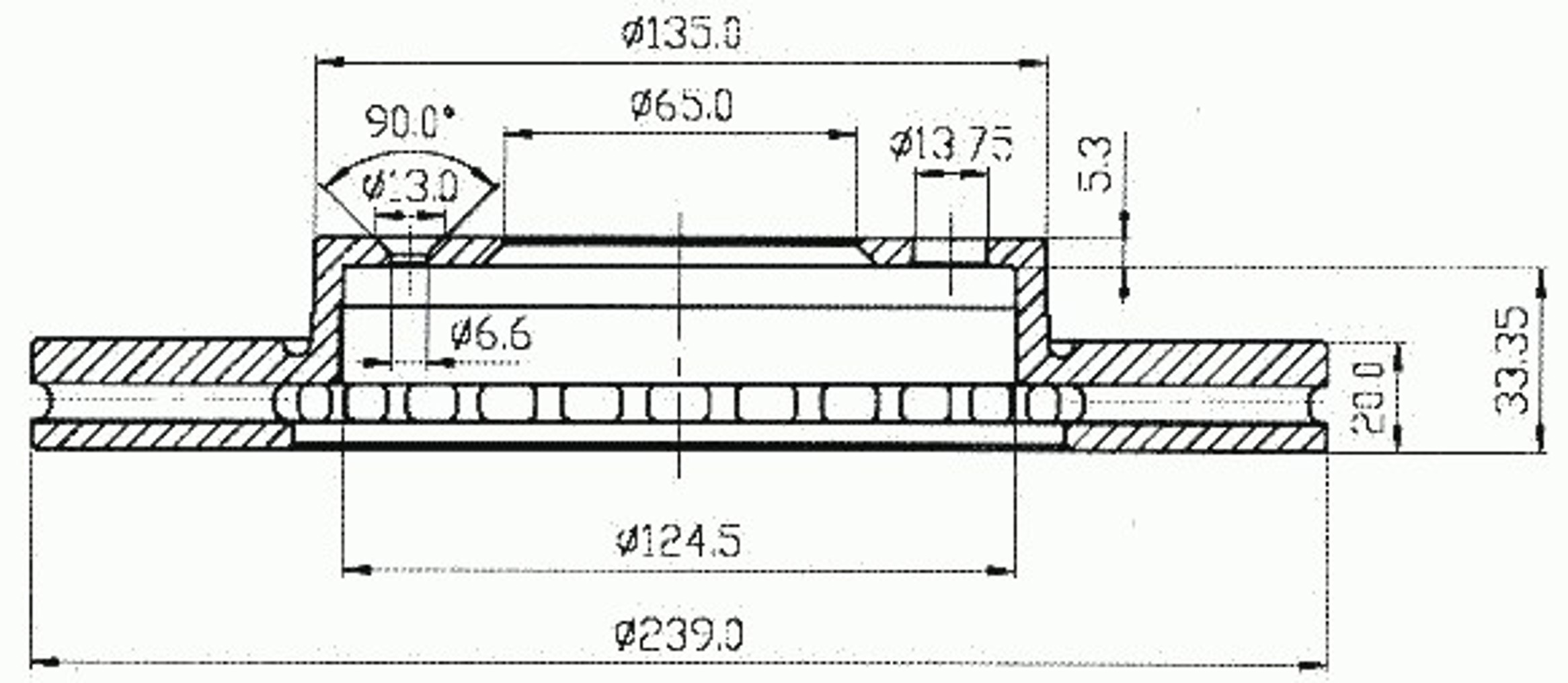 98023 VEMA Тормозной диск