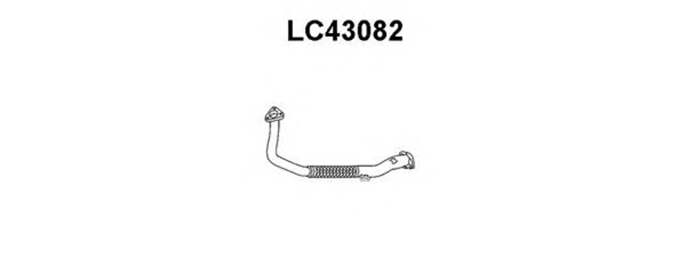 Труба выхлопного газа VENEPORTE LC43082