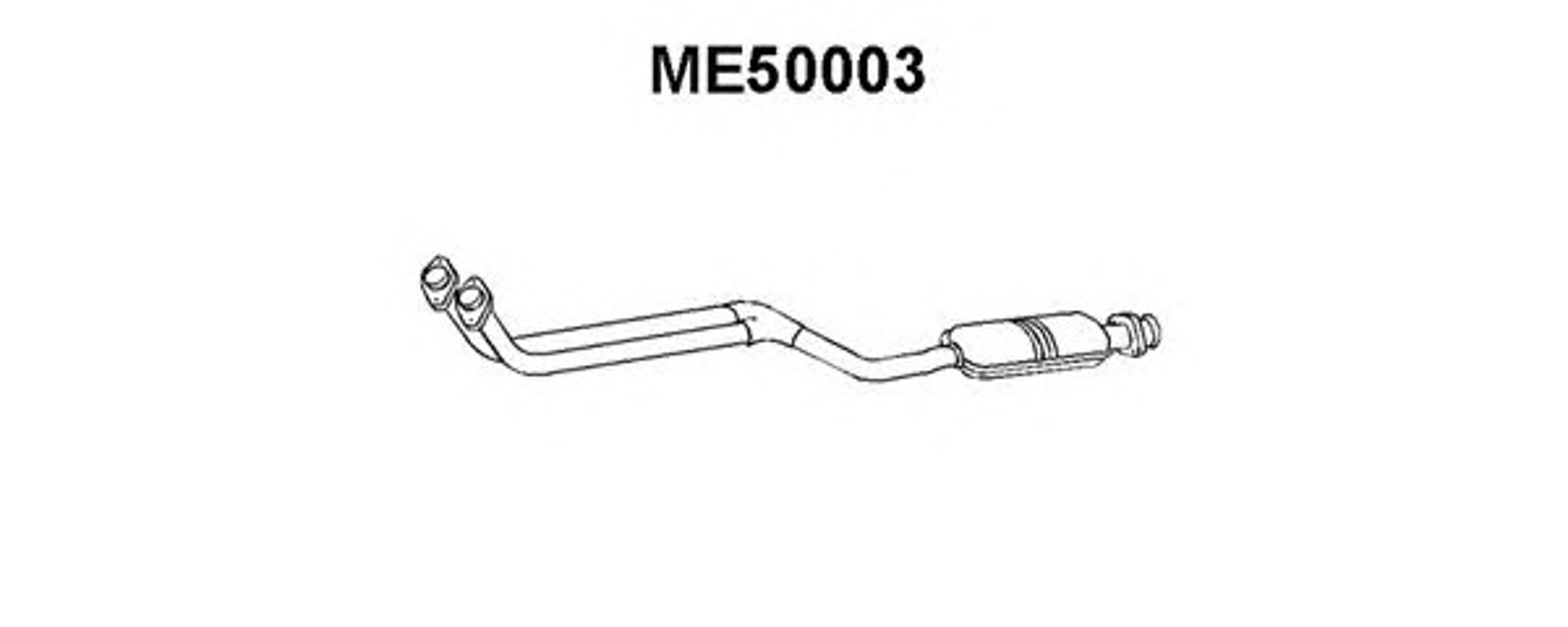 Предглушитель выхлопных газов VENEPORTE ME50003