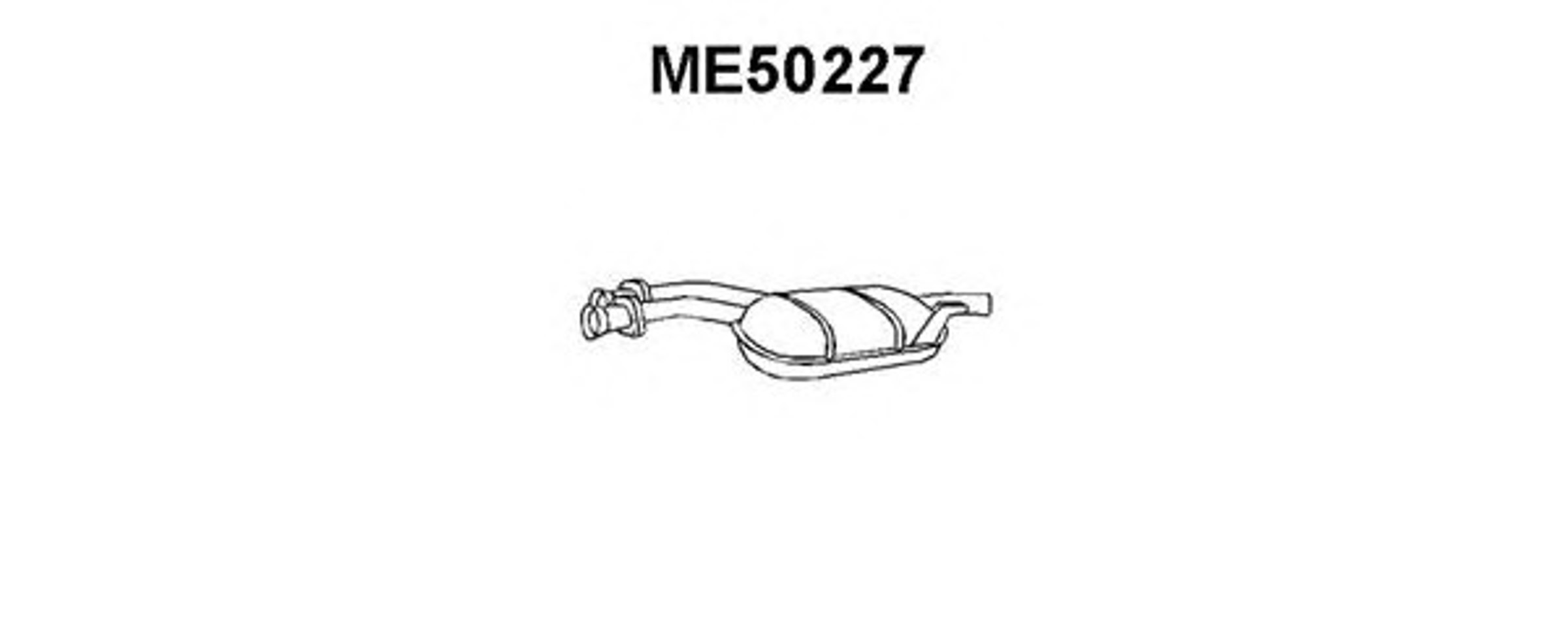 Средний глушитель выхлопных газов VENEPORTE ME50227