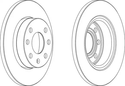 Тормозной диск WAGNER WGR0116-1