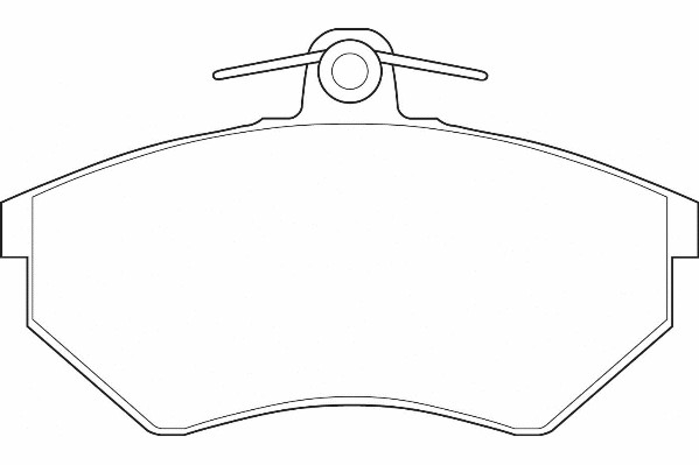Колодки тормозные дисковые WAGNER WBP20168A