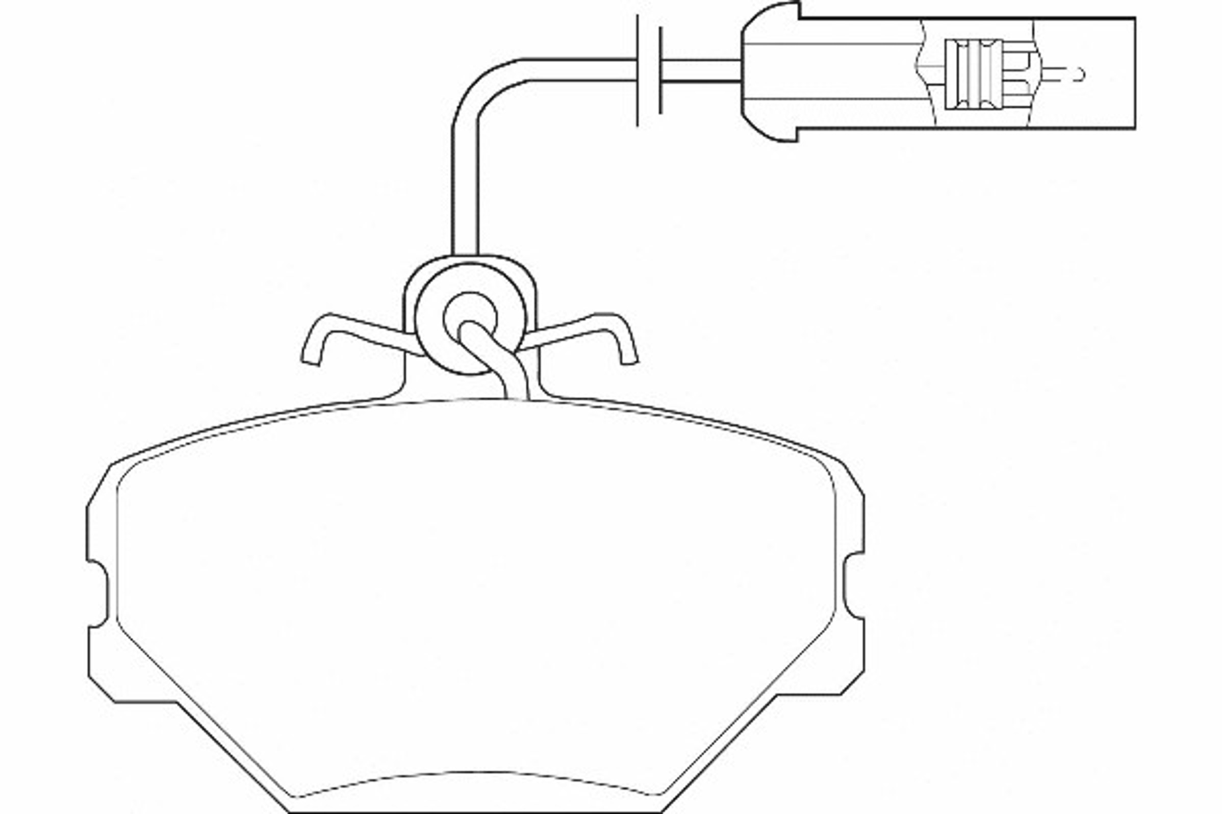 Колодки тормозные дисковые WAGNER WBP21100A