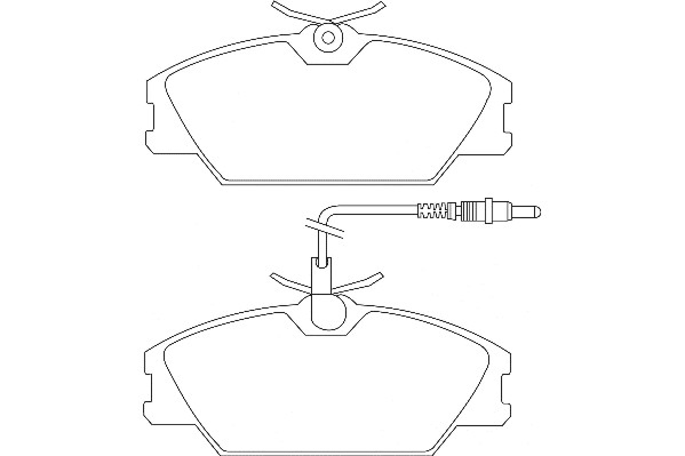 Колодки тормозные дисковые WAGNER WBP21388A
