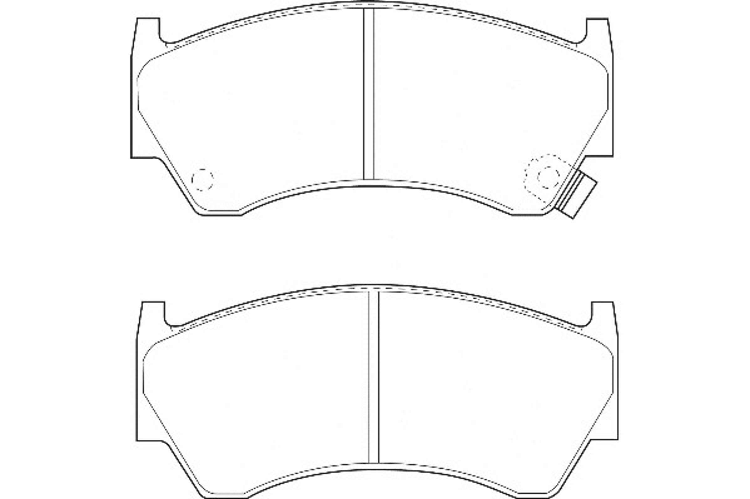 Колодки тормозные дисковые WAGNER WBP23004A