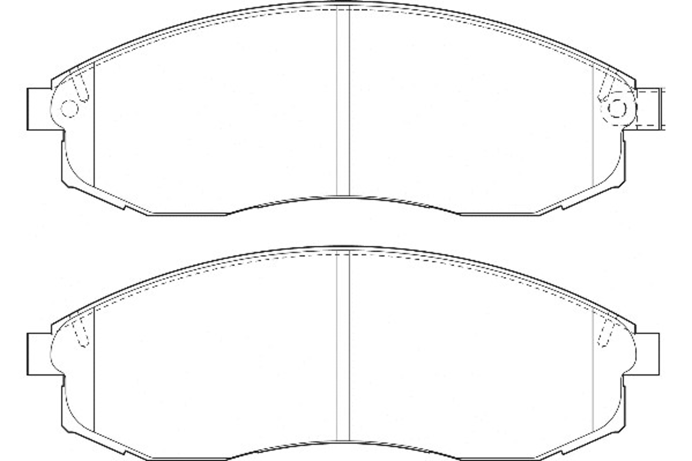 Колодки тормозные дисковые WAGNER WBP23086A