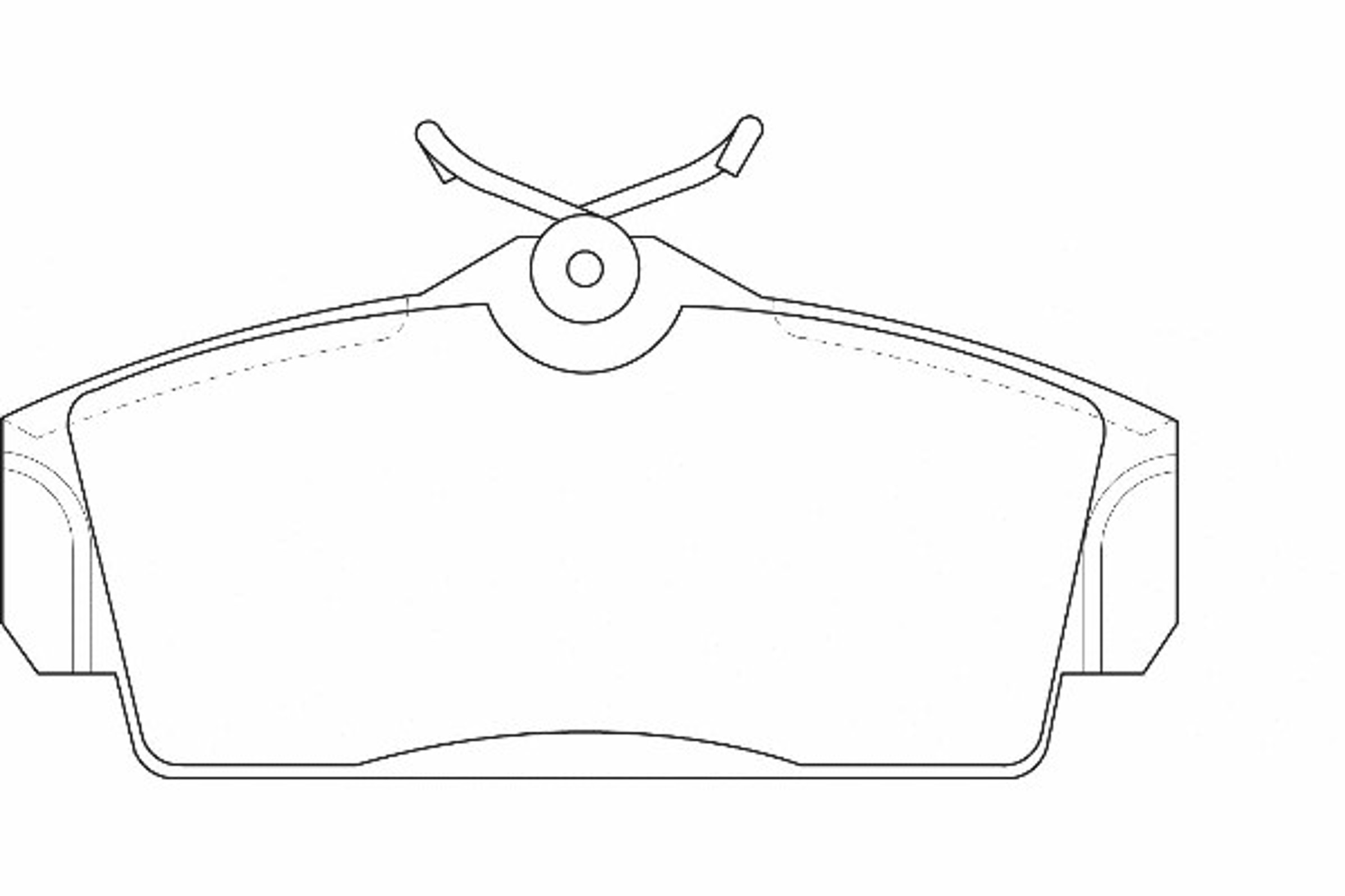 Колодки тормозные дисковые WAGNER WBP23093A