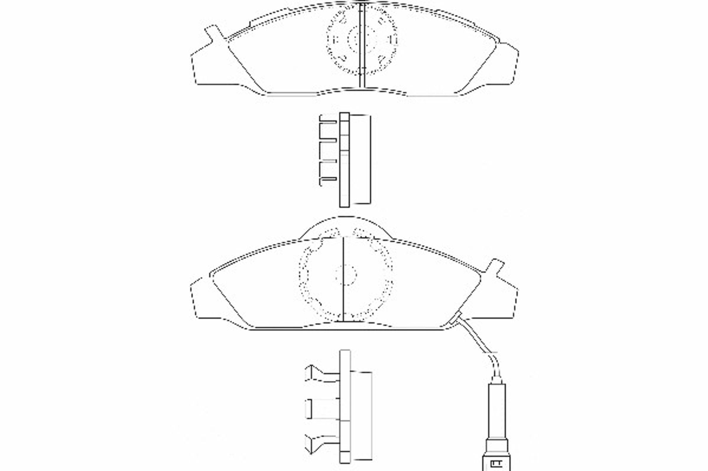 Колодки тормозные дисковые WAGNER WBP23230A