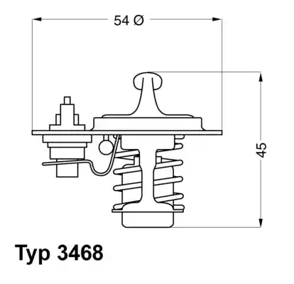 3468.88D WAHLER Термостат