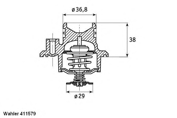 Термостат WAHLER 411579.92D