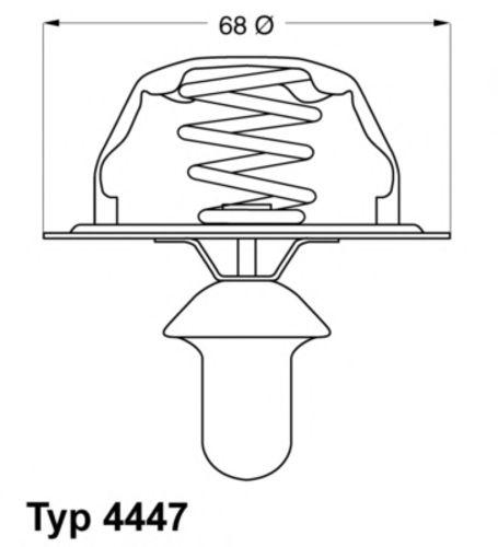 Термостат WAHLER 4447.80D