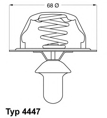 4447.85D WAHLER Термостат