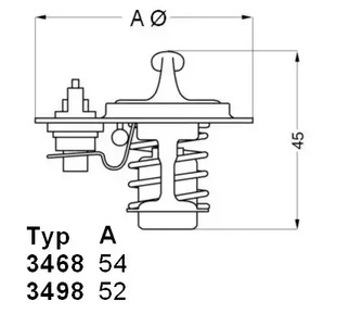 3498.88D WAHLER Термостат