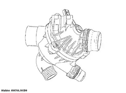 Термостат WAHLER 410766.103D0