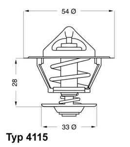 4115.92D WAHLER Термостат