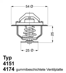 4174.82D WAHLER Термостат