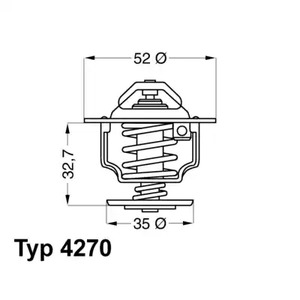 Термостат WAHLER 4270.88D