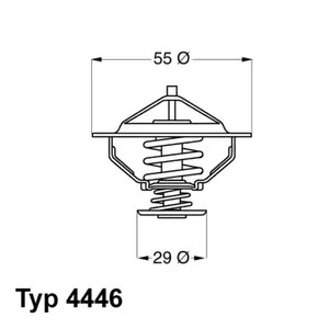 Термостат WAHLER 4446.83D