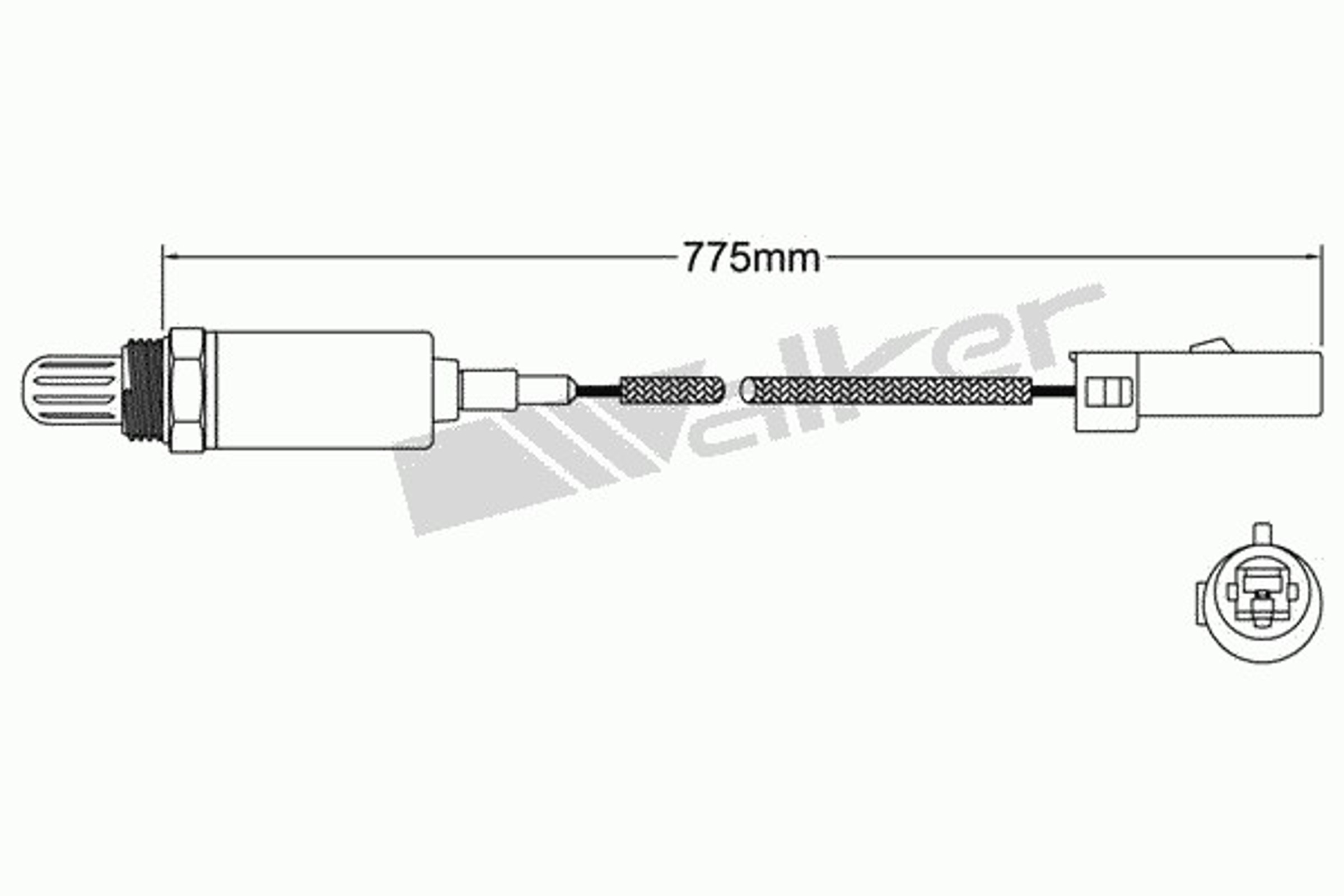 Лямбда-зонд WALKER PRODUCTS 250-21007