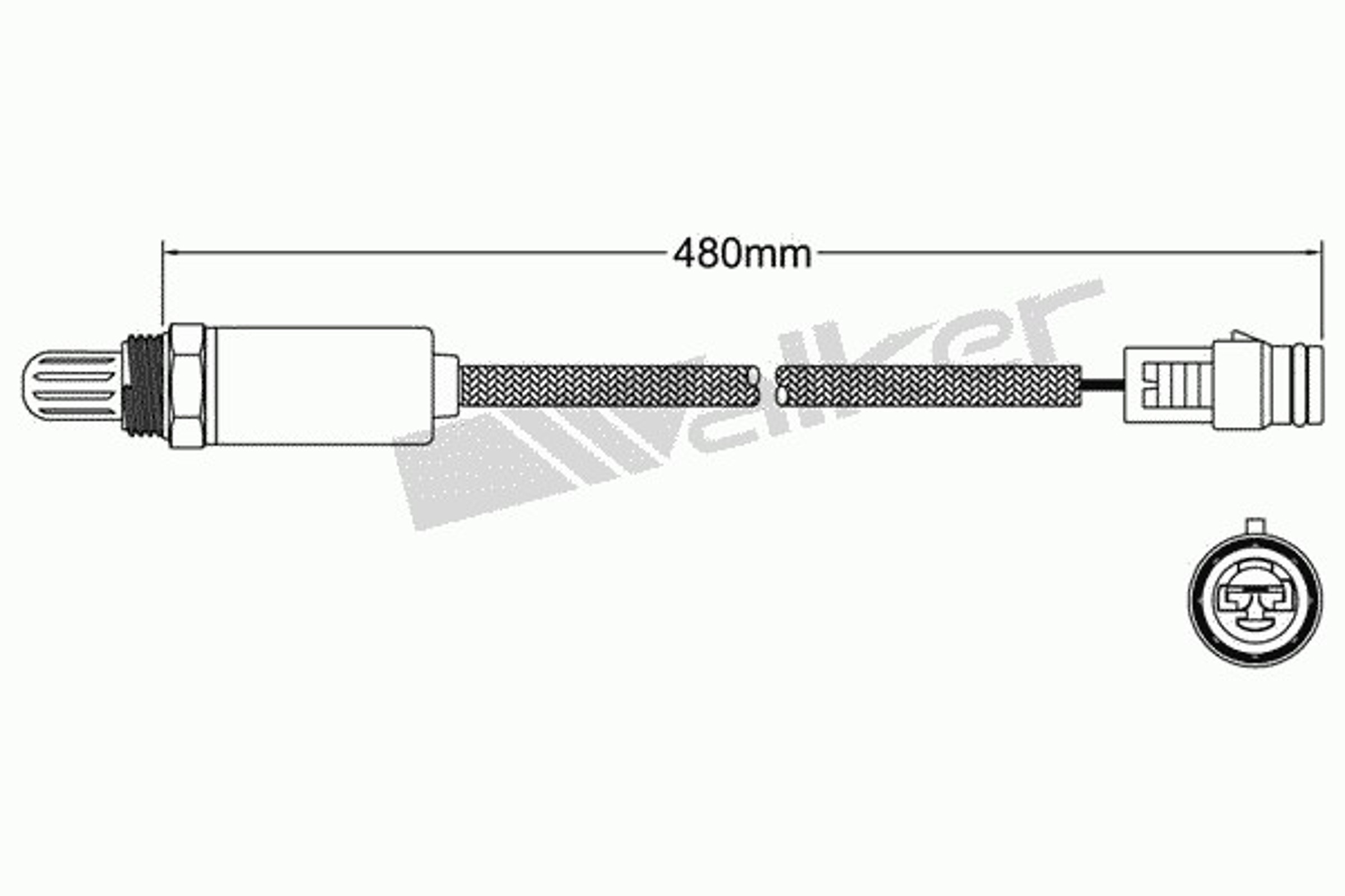 Лямбда-зонд WALKER PRODUCTS 250-21009