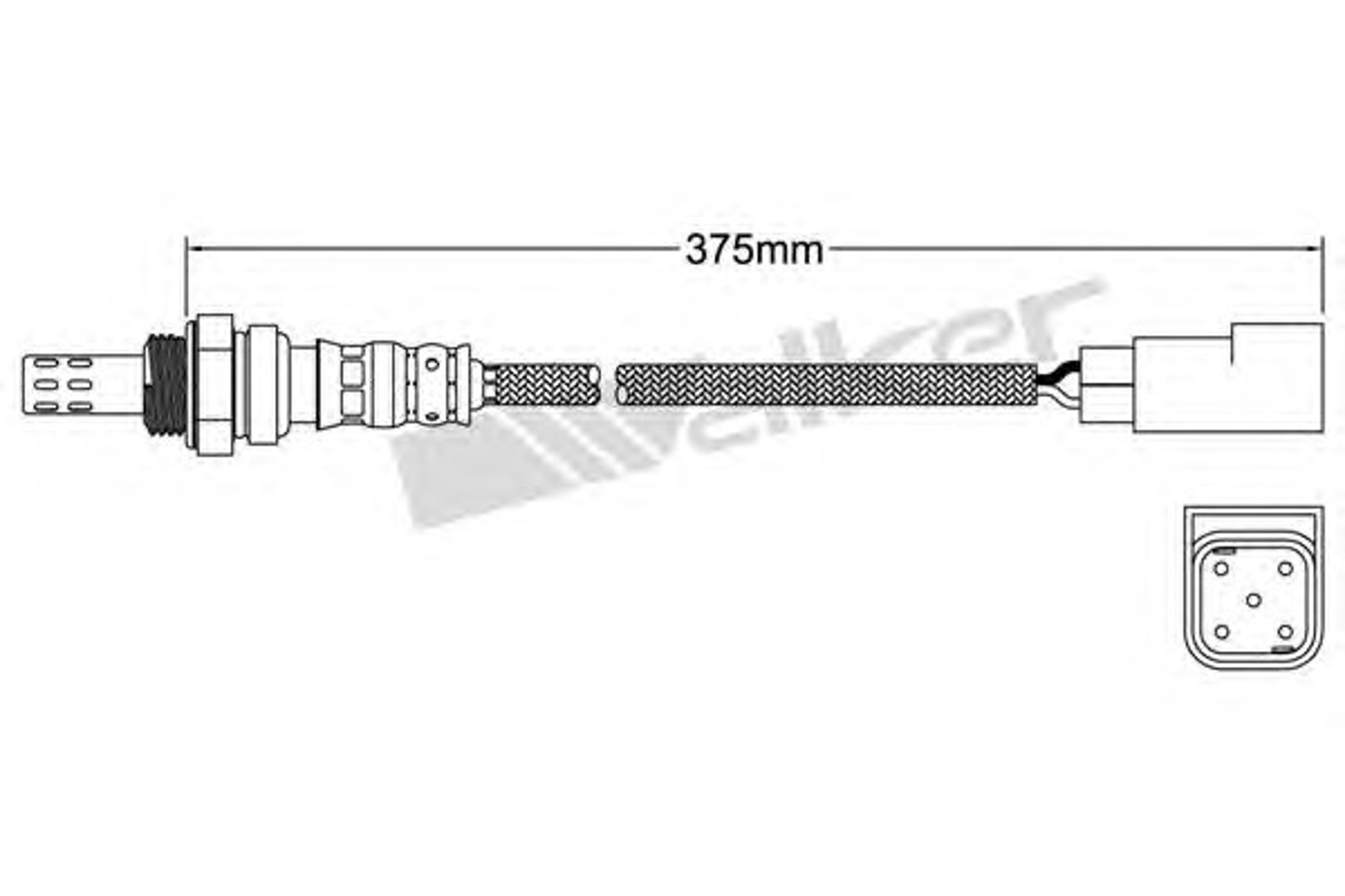 Лямбда-зонд WALKER PRODUCTS 250-24015