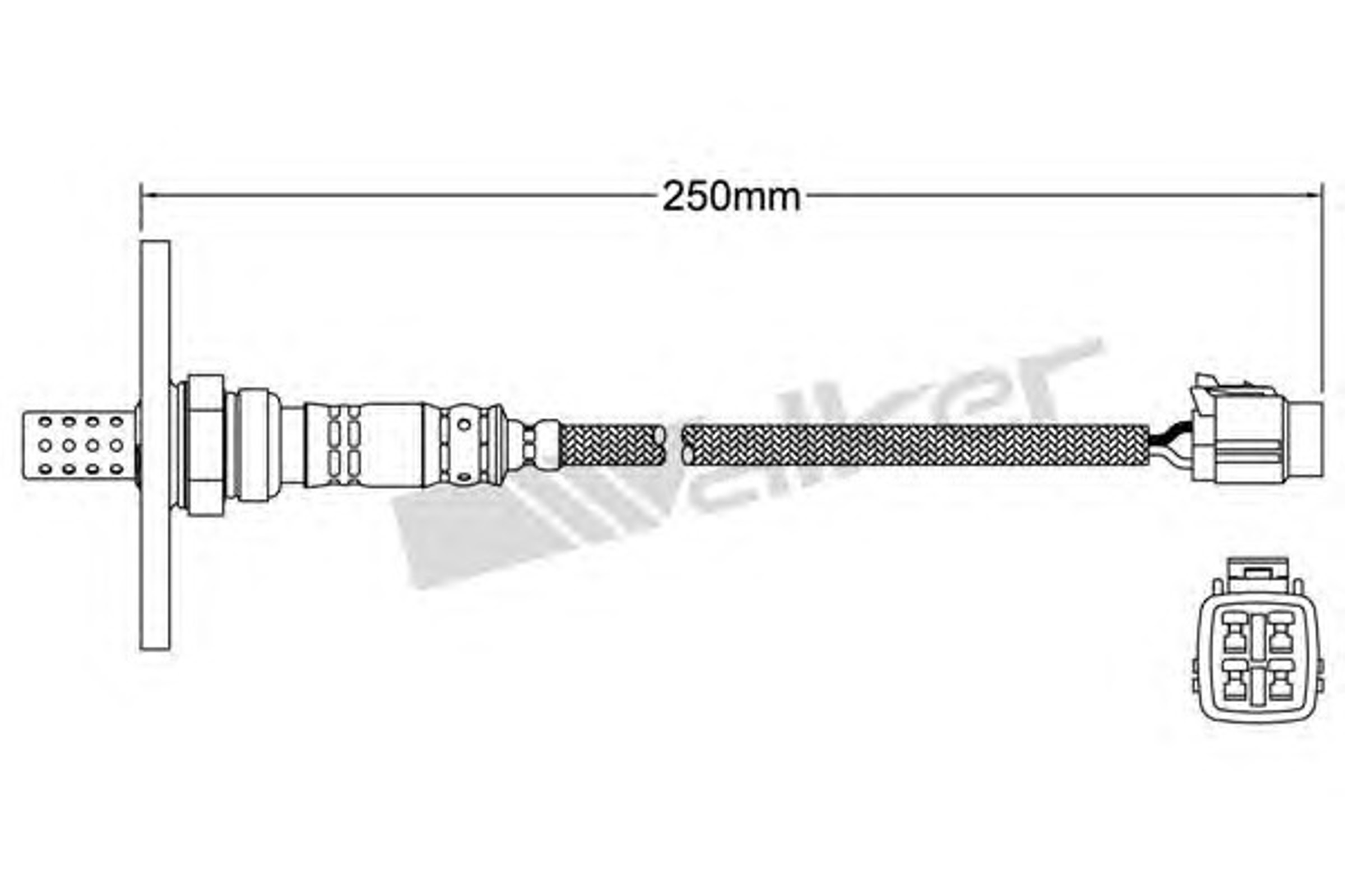 Лямбда-зонд WALKER PRODUCTS 250-24059