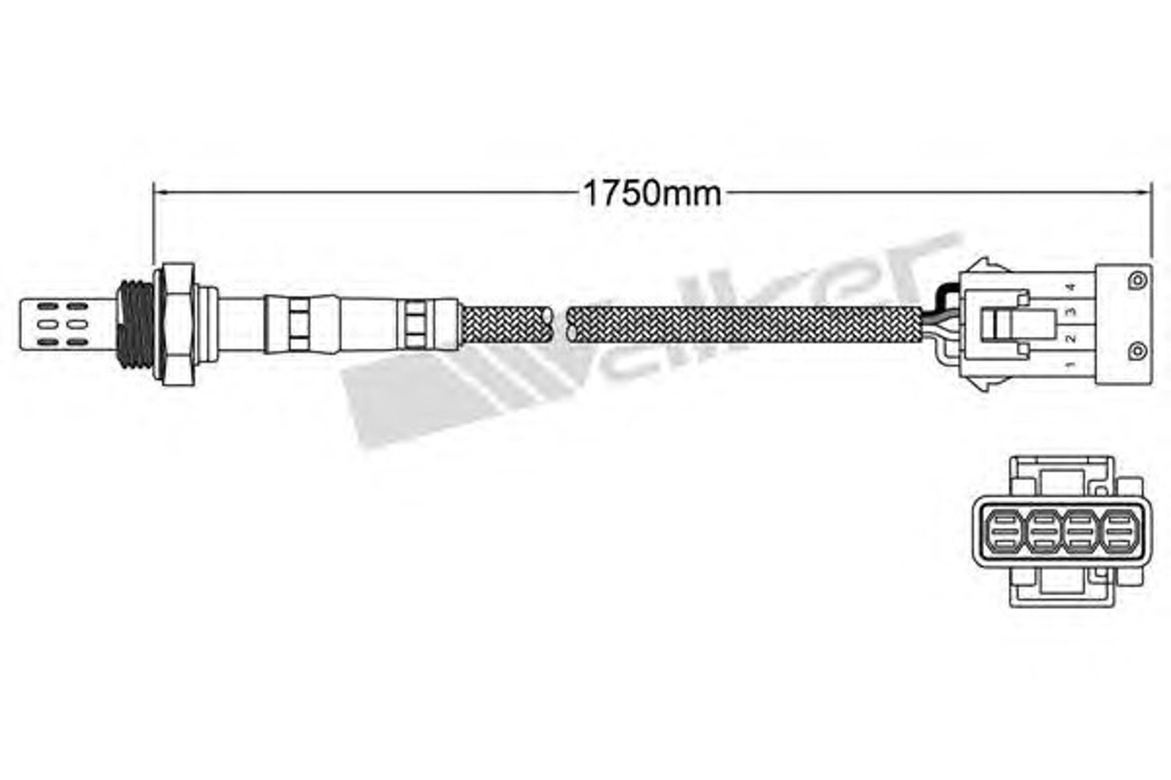 Лямбда-зонд WALKER PRODUCTS 250-24177