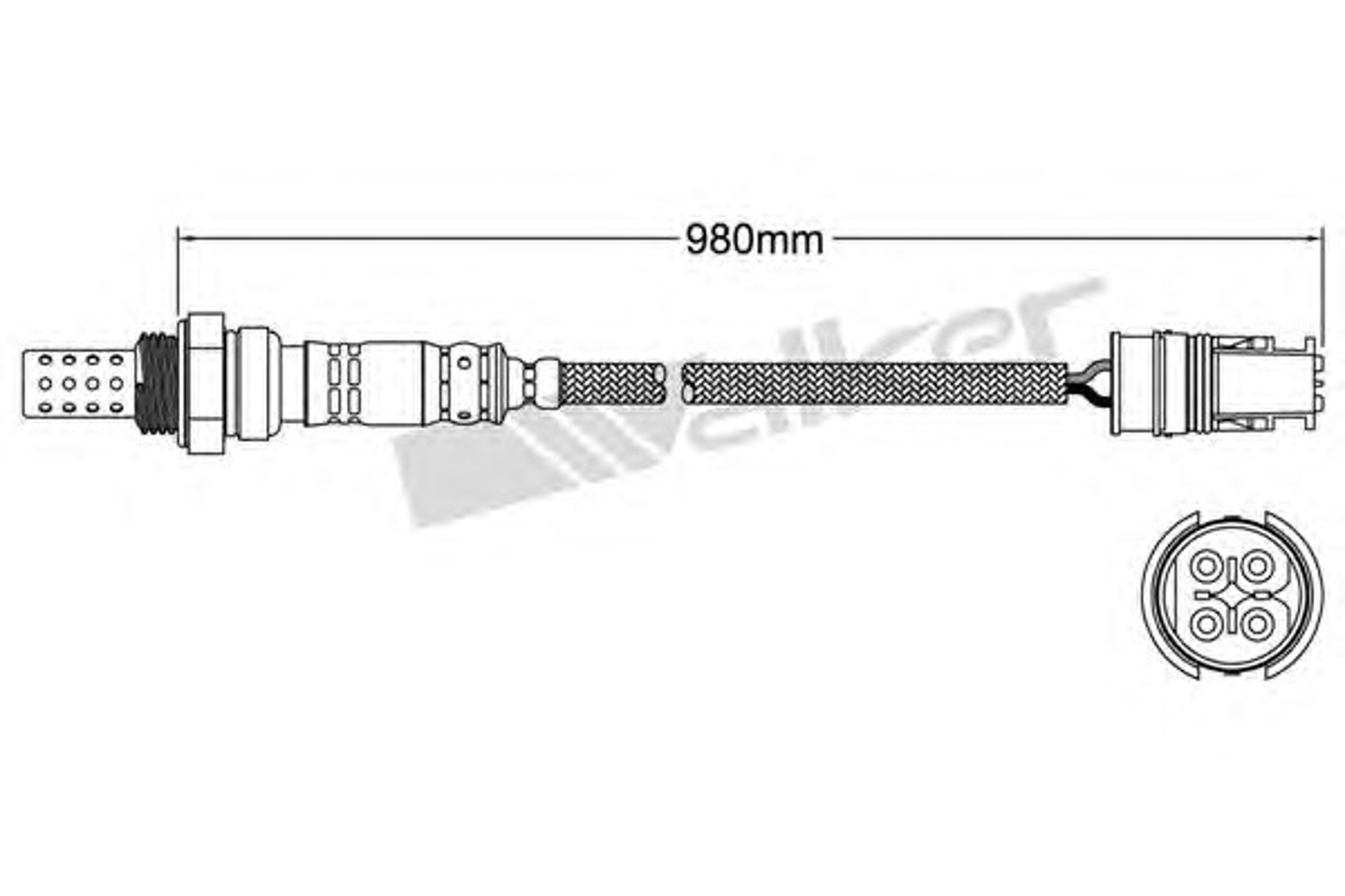 Лямбда-зонд WALKER PRODUCTS 250-24180