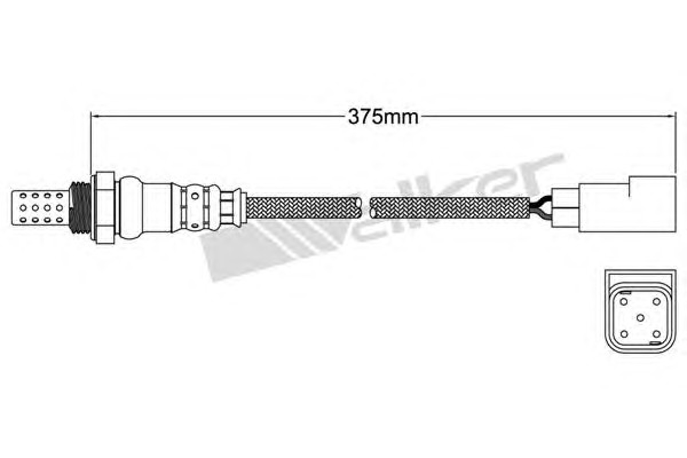 Лямбда-зонд WALKER PRODUCTS 250-24283