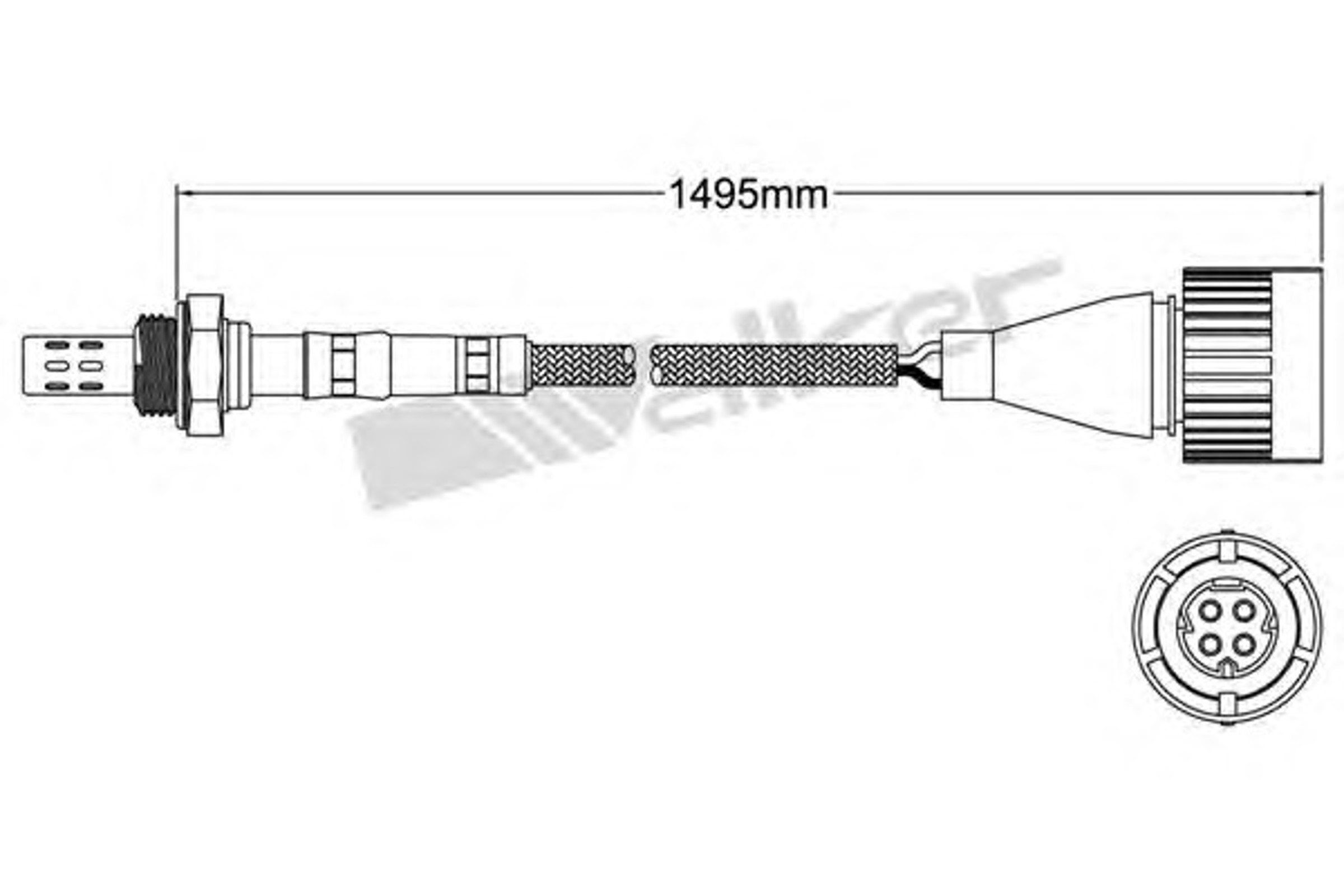Лямбда-зонд WALKER PRODUCTS 250-24382