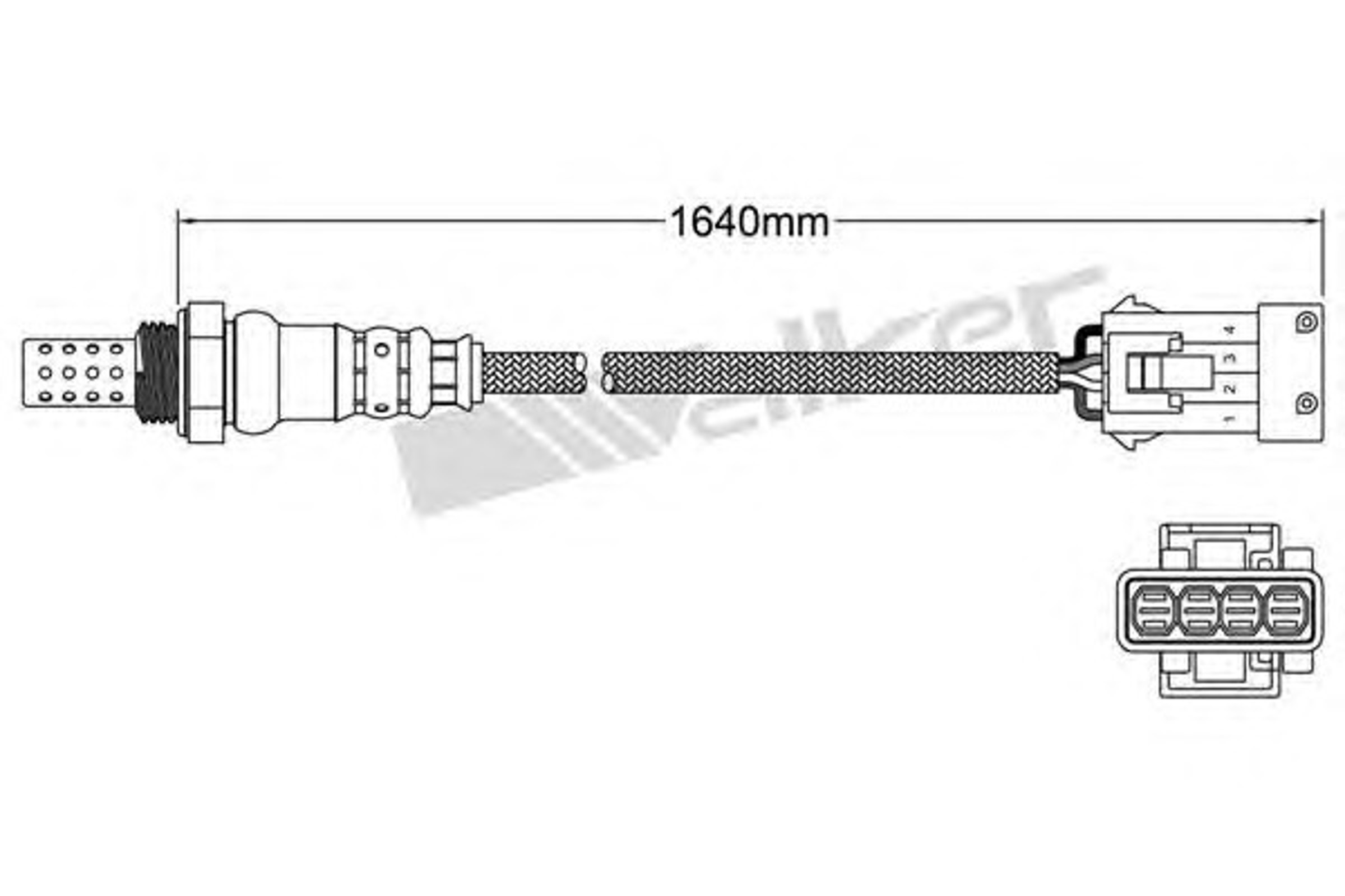 Лямбда-зонд WALKER PRODUCTS 250-24410