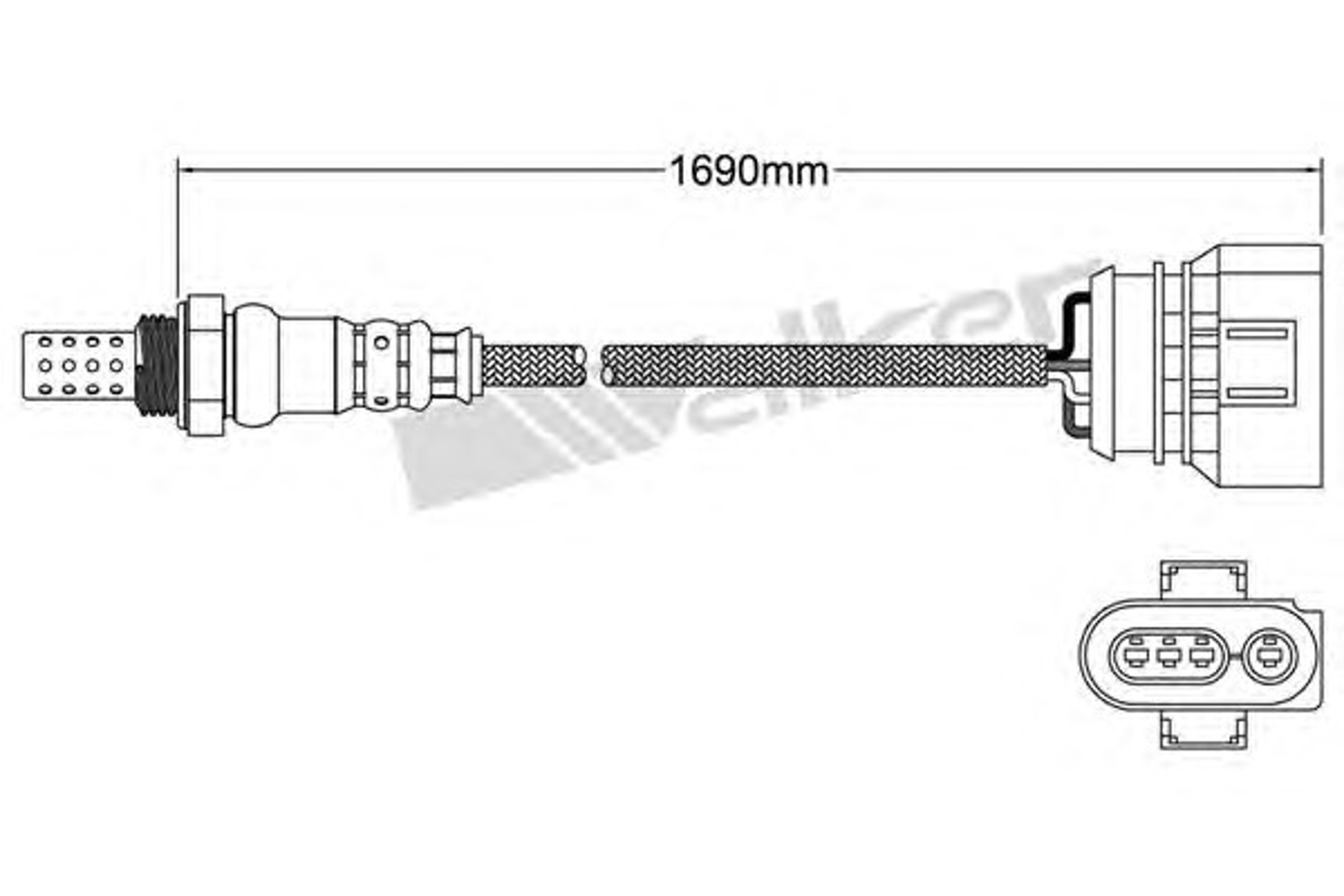 Лямбда-зонд WALKER PRODUCTS 250-24414