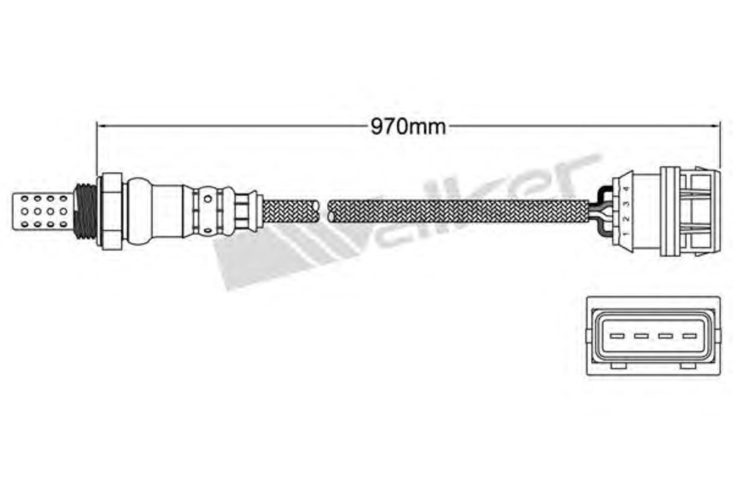 Лямбда-зонд WALKER PRODUCTS 250-24428
